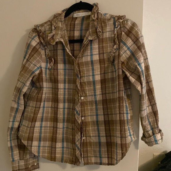 Christy Dawn Plaid Shirt - Picture 1 of 3
